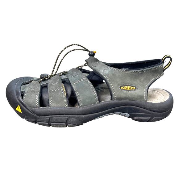 Keen Men’s Newport H2 Grey Leather Hiking Trail Sandals Size US 11.5 main image 8